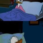 Sleepy Donald Duck - PicZama Meme Generator