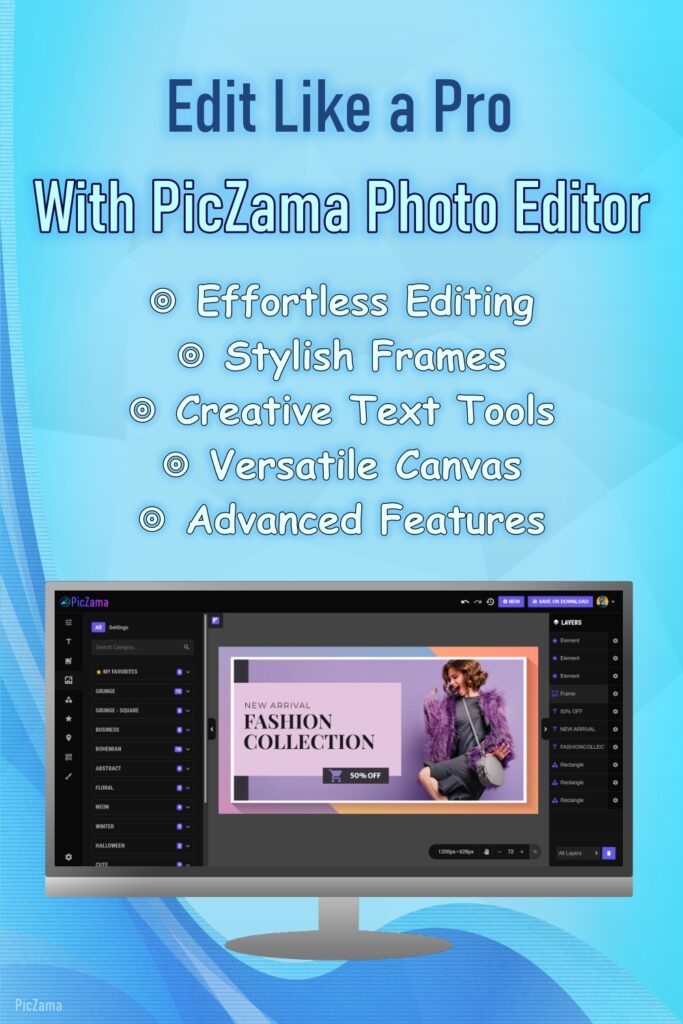 Photo Editor - PicZama Ad