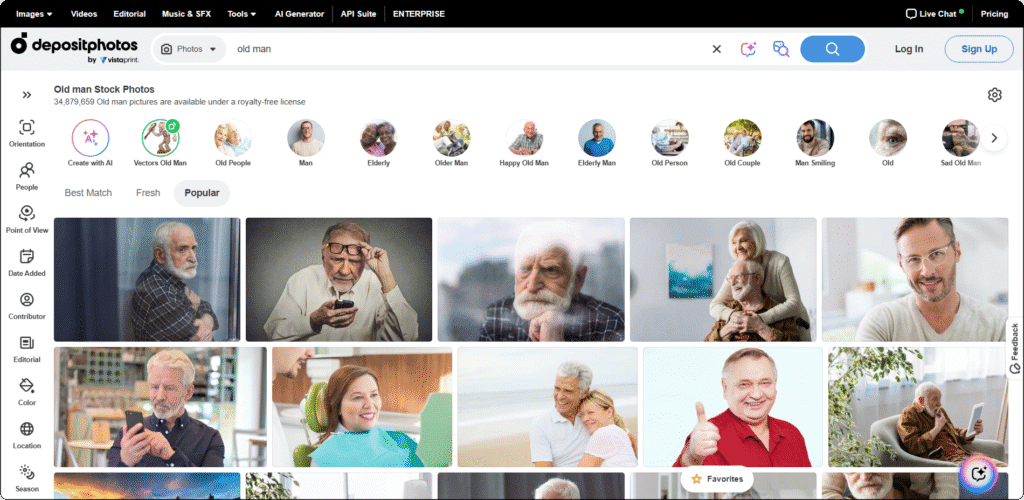 The Best Sites for Old Man Photos - DepositPhotos