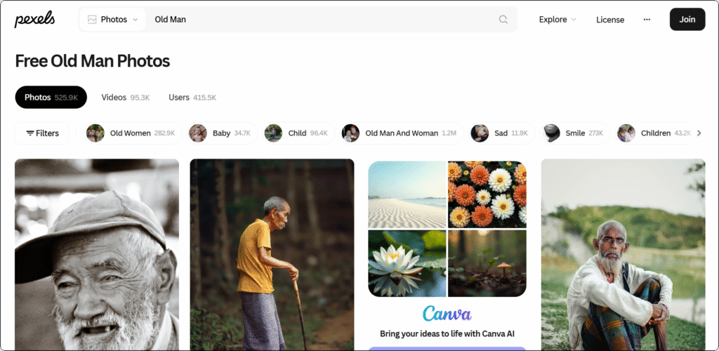 The Best Sites for Old Man Photos - Pexels